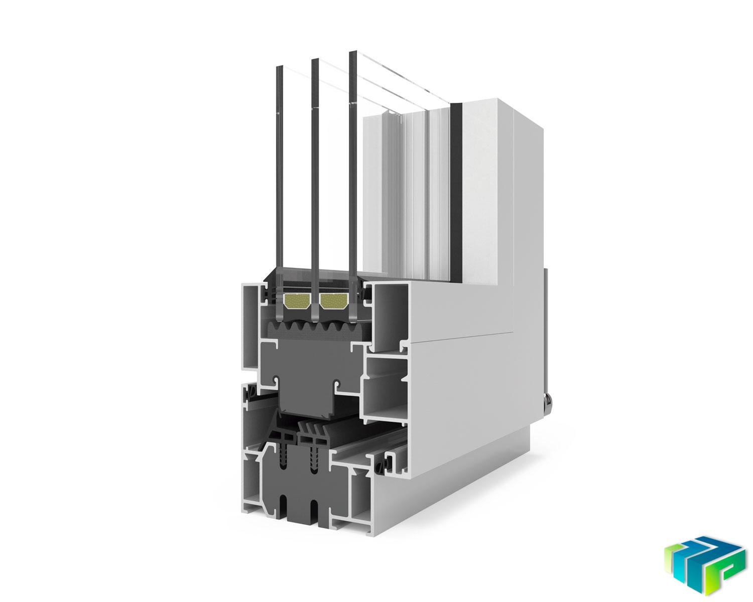 Ventana Aluminio Serie Eurotermic Plus